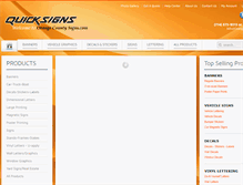 Tablet Screenshot of orangecountysigns.com